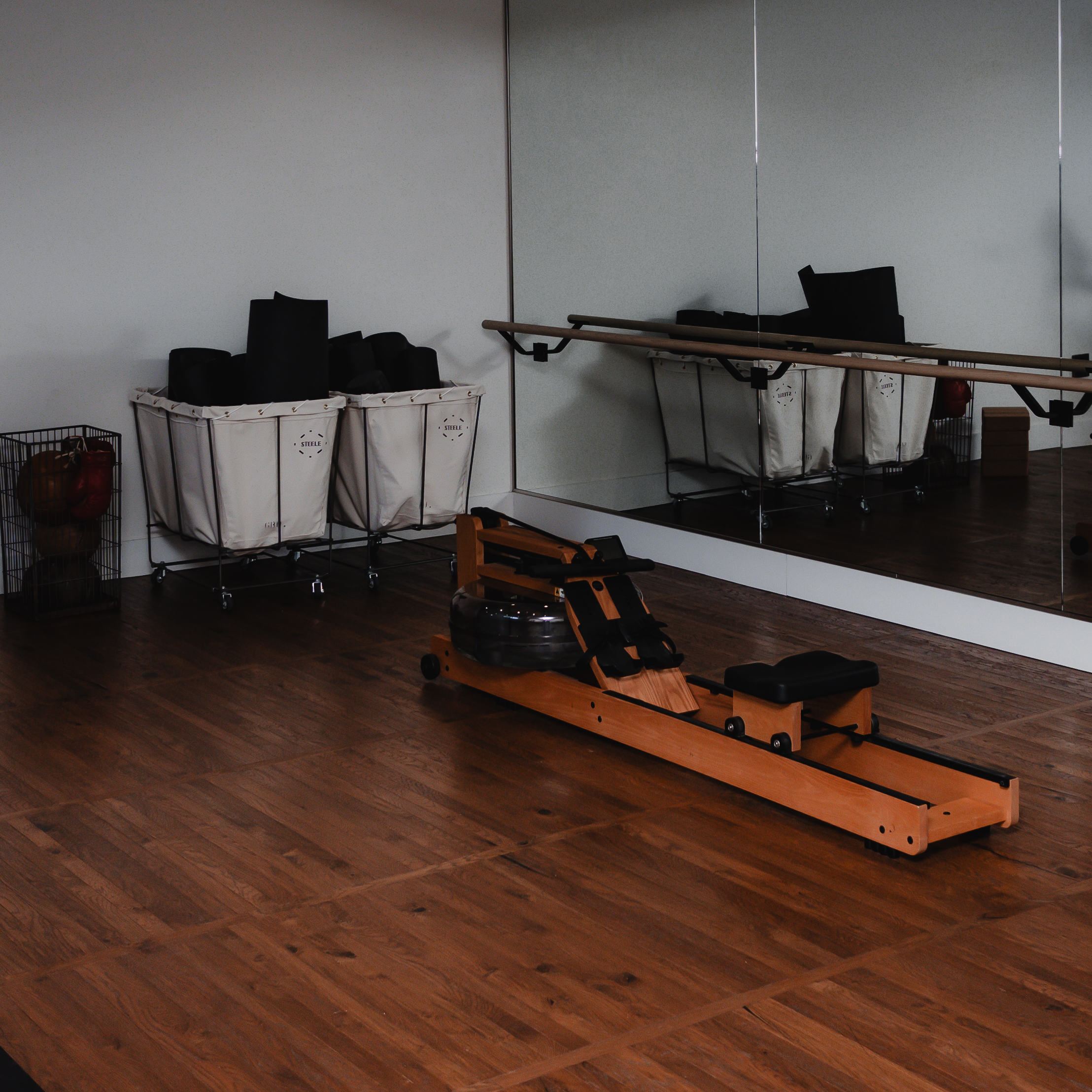 Water Rower in The Royal Hotel gym in Picton, Ontario